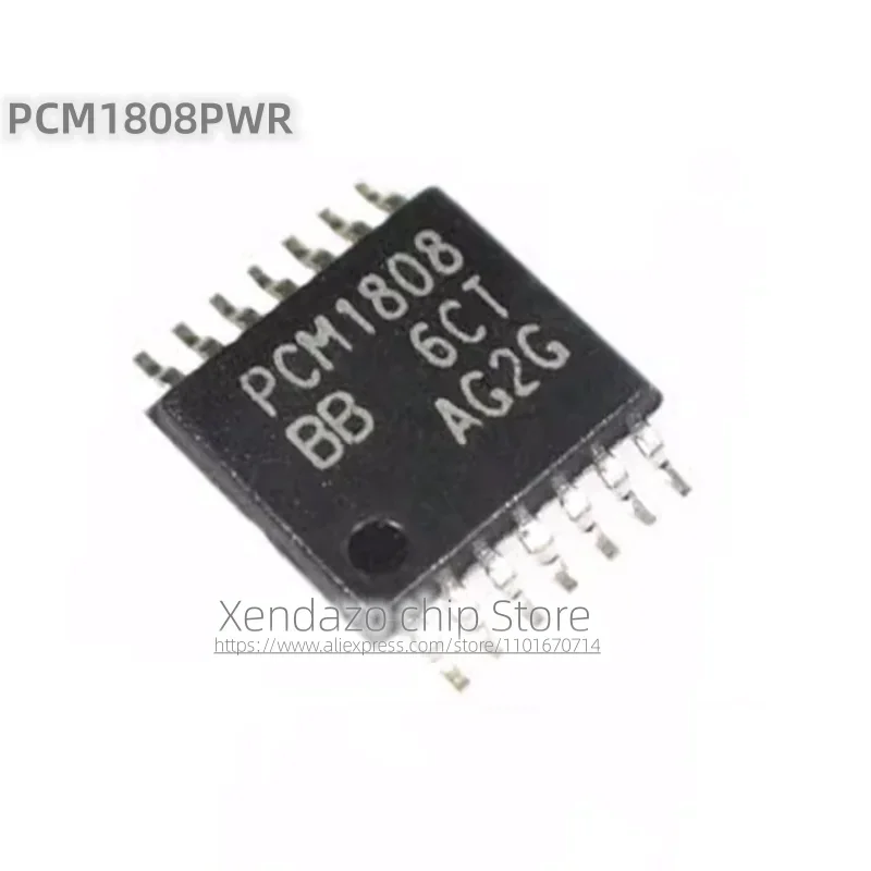 10pcs/lot PCM1808PWR PCM1808 TSSOP-14 package Original genuine Analog-to-digital conversion chip