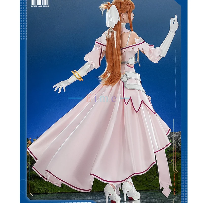 يوكي Asuna تأثيري ازياء أنيمي آلهة الإبداع Asuna فستان بتصميم حالم هالوين كرنفال الزي الرسمي بدلة الحفلات مخصص #2