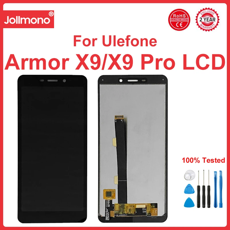 

5.5" For Ulefone Armor X9 Pro X10 LCD Display Touch Screen Digitizer Assembly Replacement Armor X9 X10 Pro LCD Display