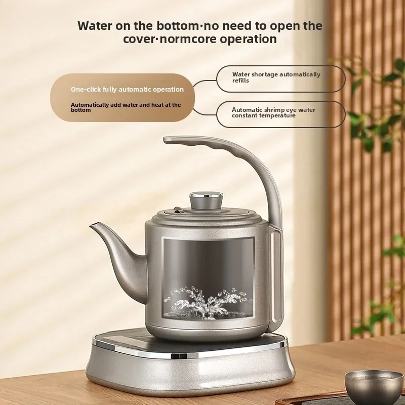 automatic bottom water electric kettle for tea making, tea table integrated constant temperature beam opening kettle