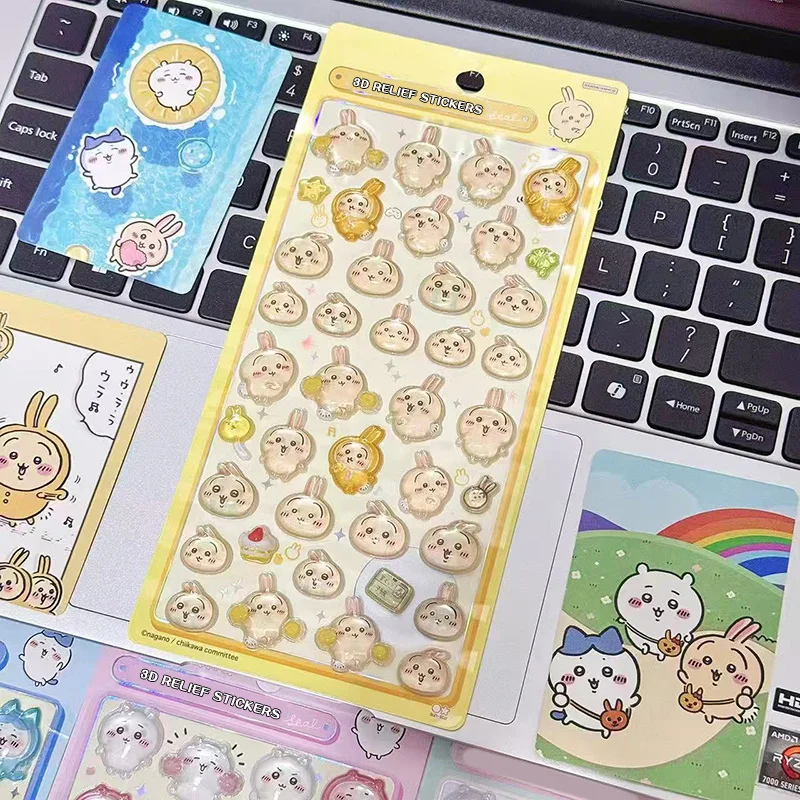 Cartoon Sticker 3D Stickers Aesthetic Sticker DIY Scrapbook Decal Decorations Party Favor ボンボン ドロップシール 3
