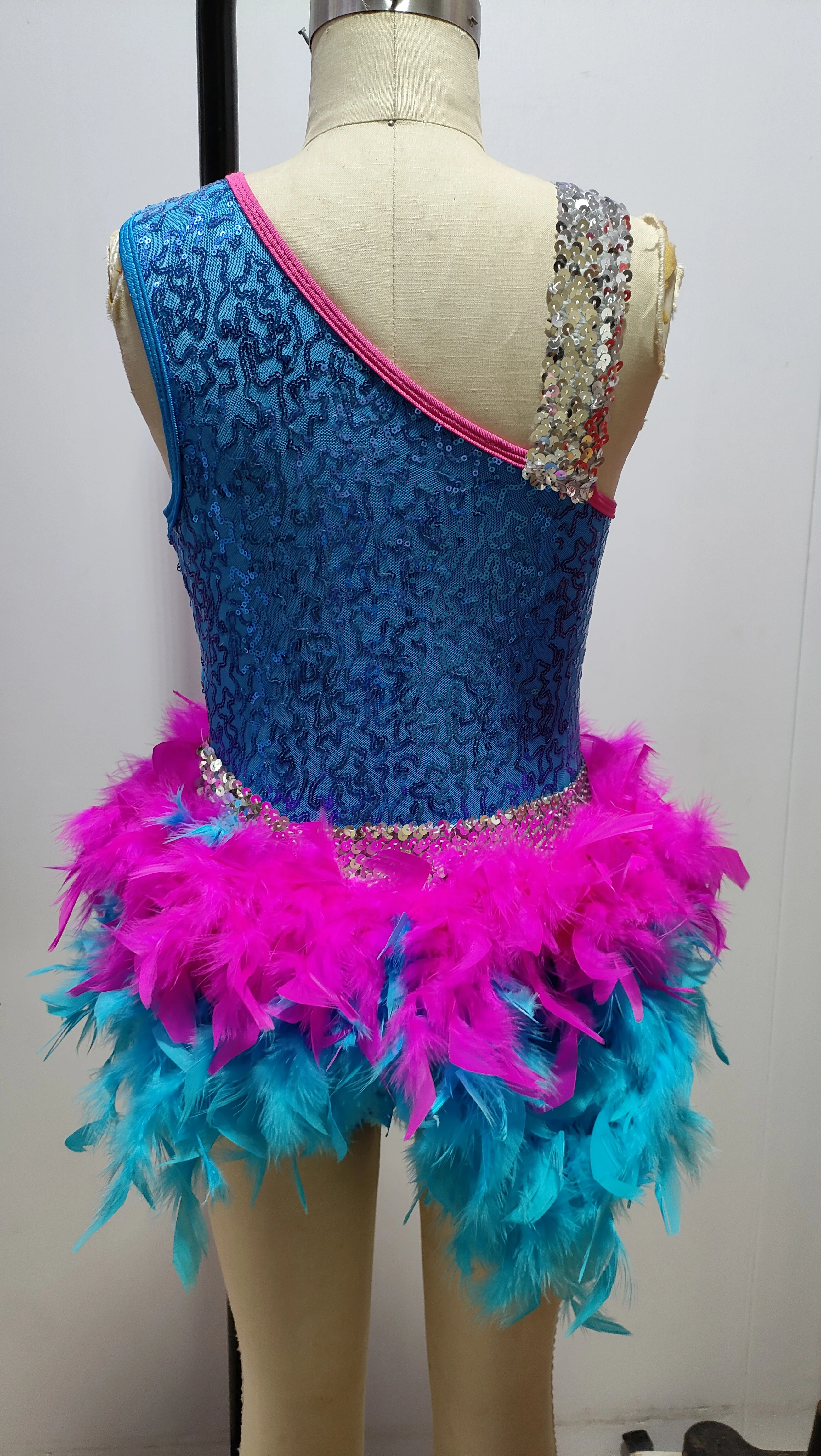 New dance costume professional jazz dance dress performance dress Lodysuit Latin dress