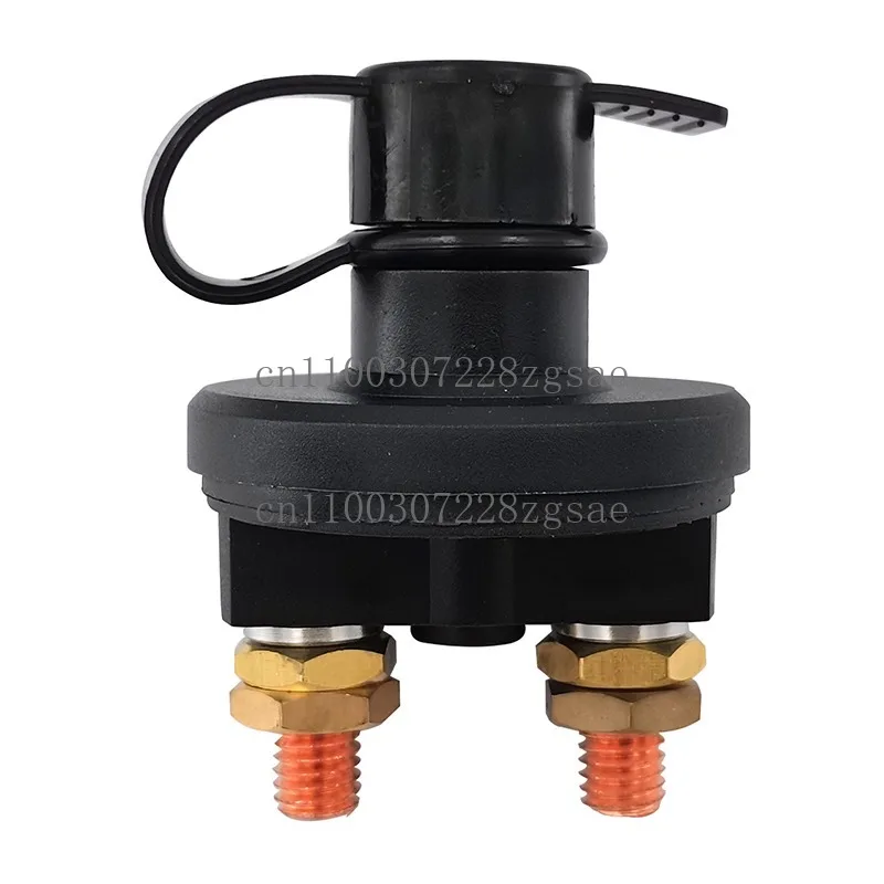 Four-hole knob battery protection switch leak-proof double copper column battery switch 6-32v marine accessories master switch