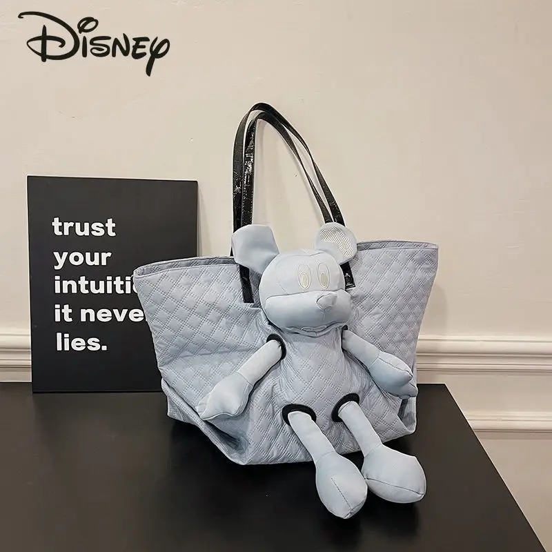 Disney Mickey New Women\'s Handbag Fashion High Quality Girls\' Shoulder Bag Cartoon Casual Large Capacity Commuter Women\'s Bag