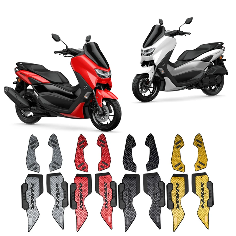 

For YAMAHA Nmax V3 155 2025 Footpad CNC Aluminum Footrest Footboard Carpet Step Floorboards Footpads Pegs Secure Foot Grip Plate