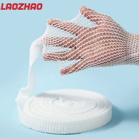 1 Roll Elastic Net Wound Dressing Net Tubular Bandage Mesh Tubing Tubular Gauze Fix Breathable Bandage Retainer for Adults Wrist