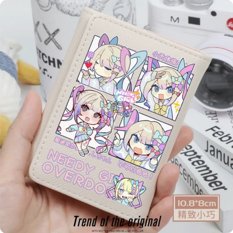 

Anime NEEDY GIRL OVERDOSE Wallet Women Fold Bag Multi Card Coin Pocket Holder Fashion Wallet Gift