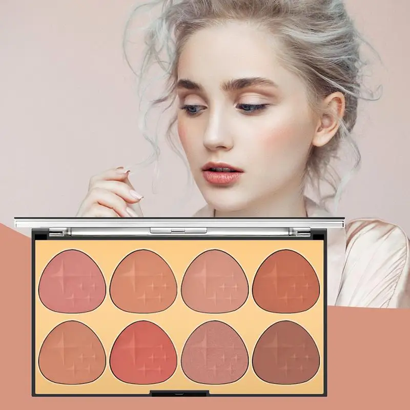 Blush Palette Highlight Blush Palette Bright Shimmer Face Blush Matte Blush Powder Highlight Blush Palette Professional Facial