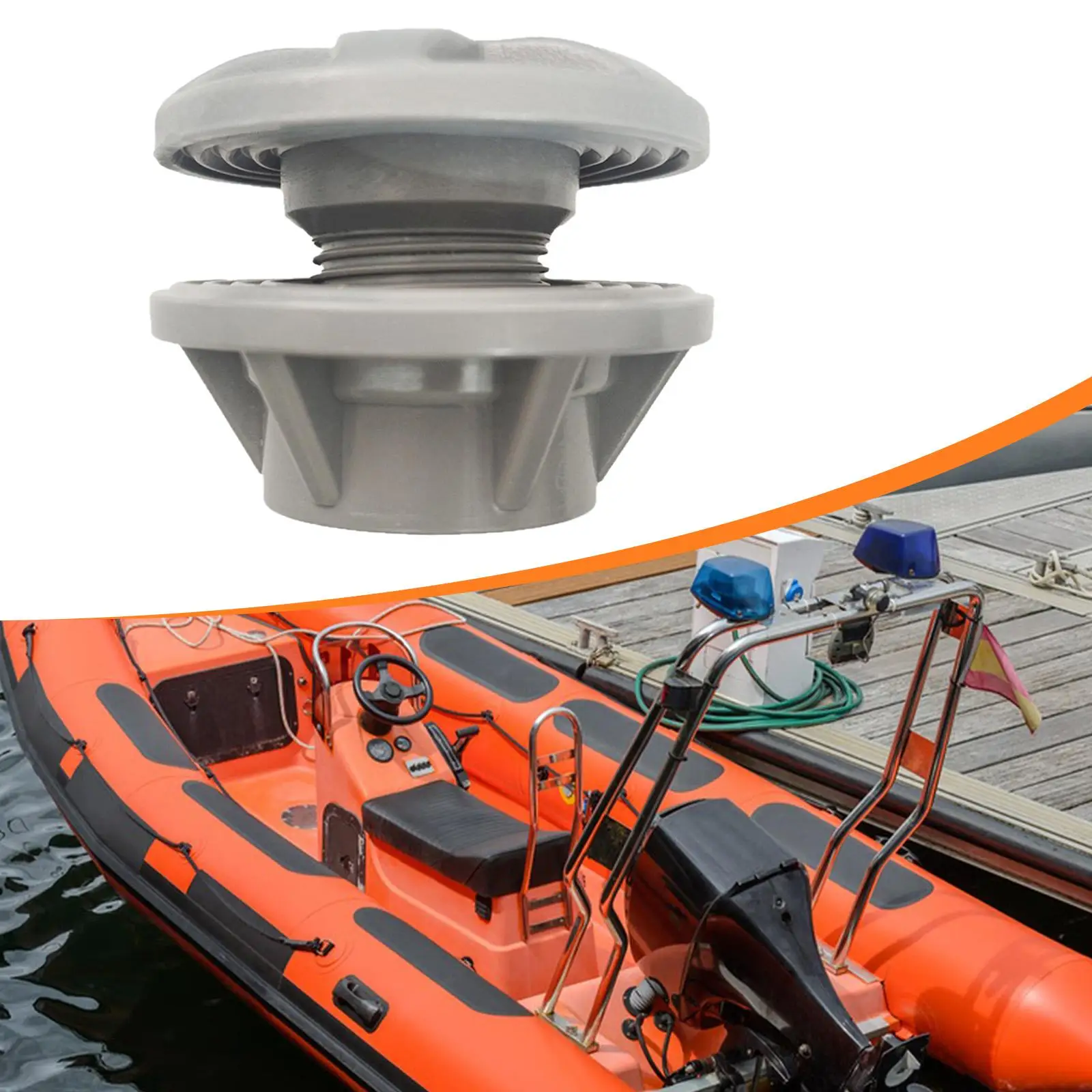 Inflatable Boat Air Valve Replacement Spare Part Versatile Release Valve for Pontoon Boat Raft Air Mattresses Canoe Dinghy