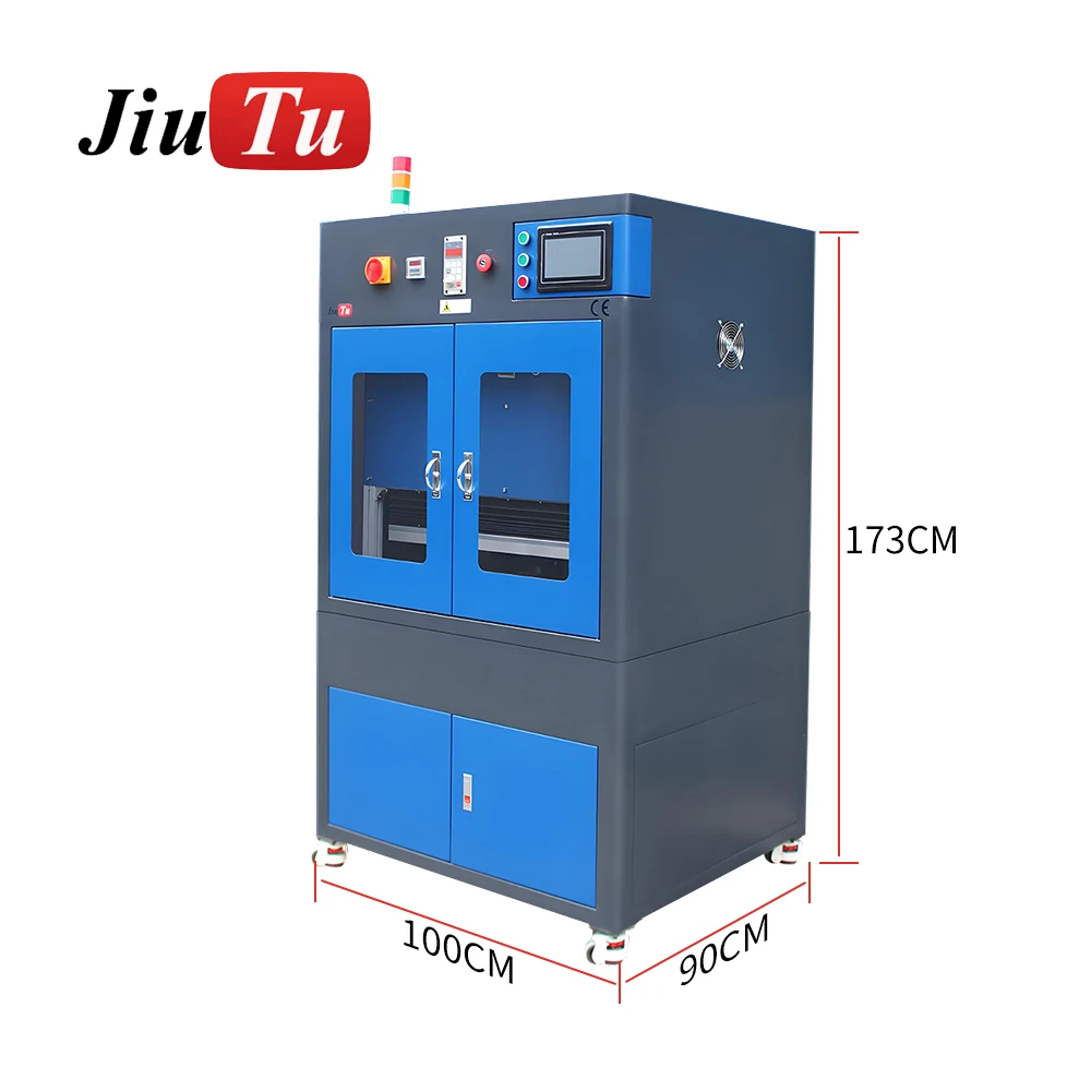 JiuTu Newest 220V Phone Glass Polishing Machine Once Refurbish 26 Mobile Phones Removes Scratches From Screens