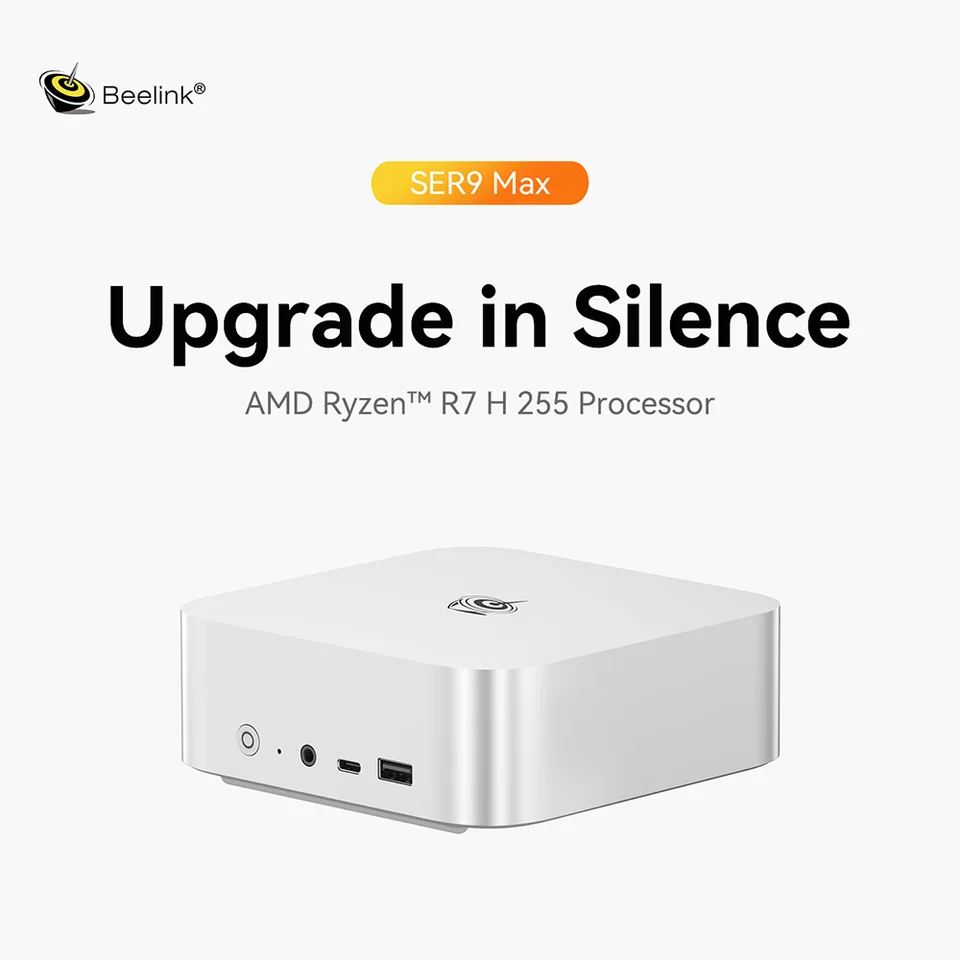 Beelink SER9 Pro/Max AMD Ryzen 7 H255 32GB LPDDR5X RAM 1TB NVMe
