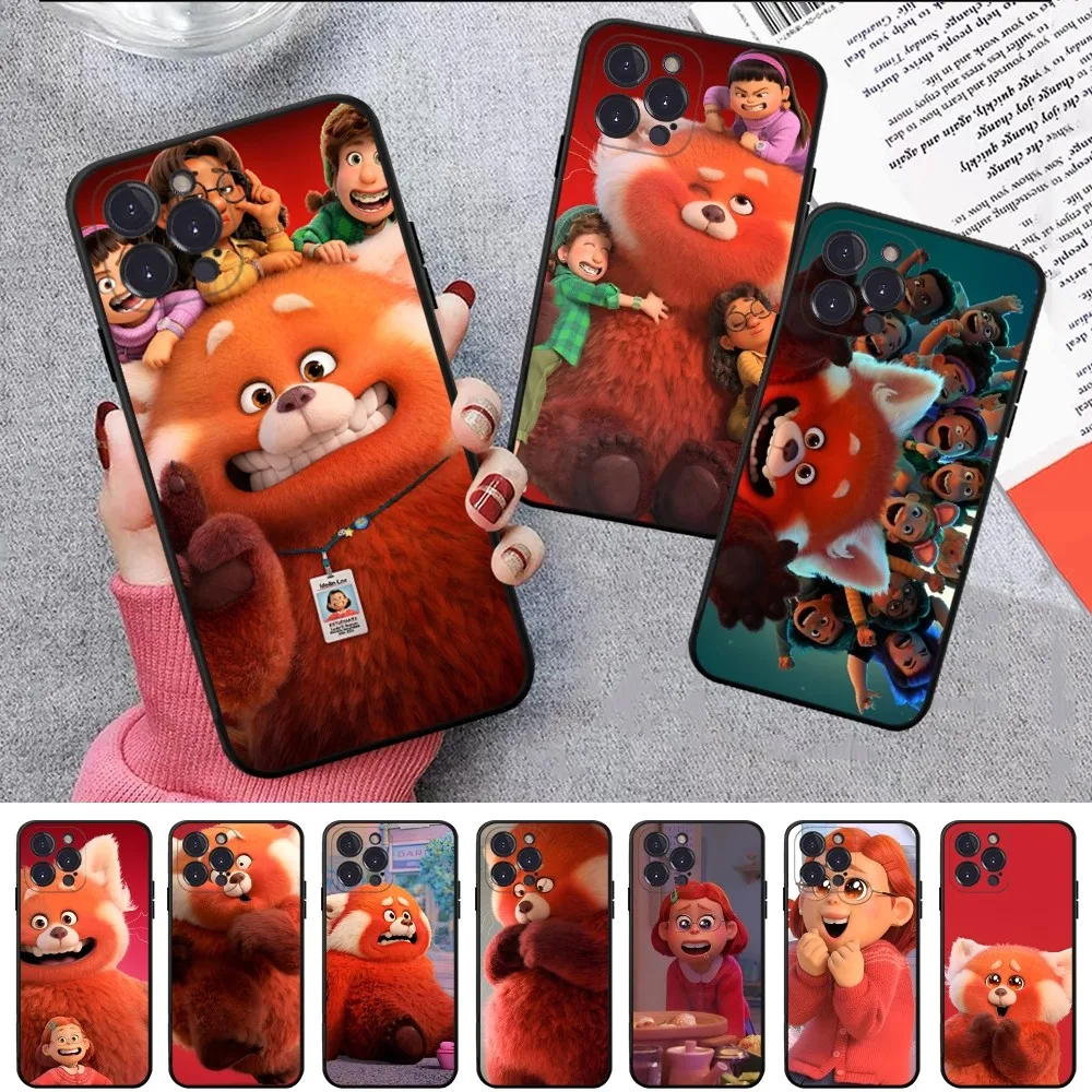 Disney Turning Red Phone Case For iPhone 15 14 11 12 13 Mini Pro XS Max Cover 6 7 8 Plus X XR SE 2020 Funda Shell