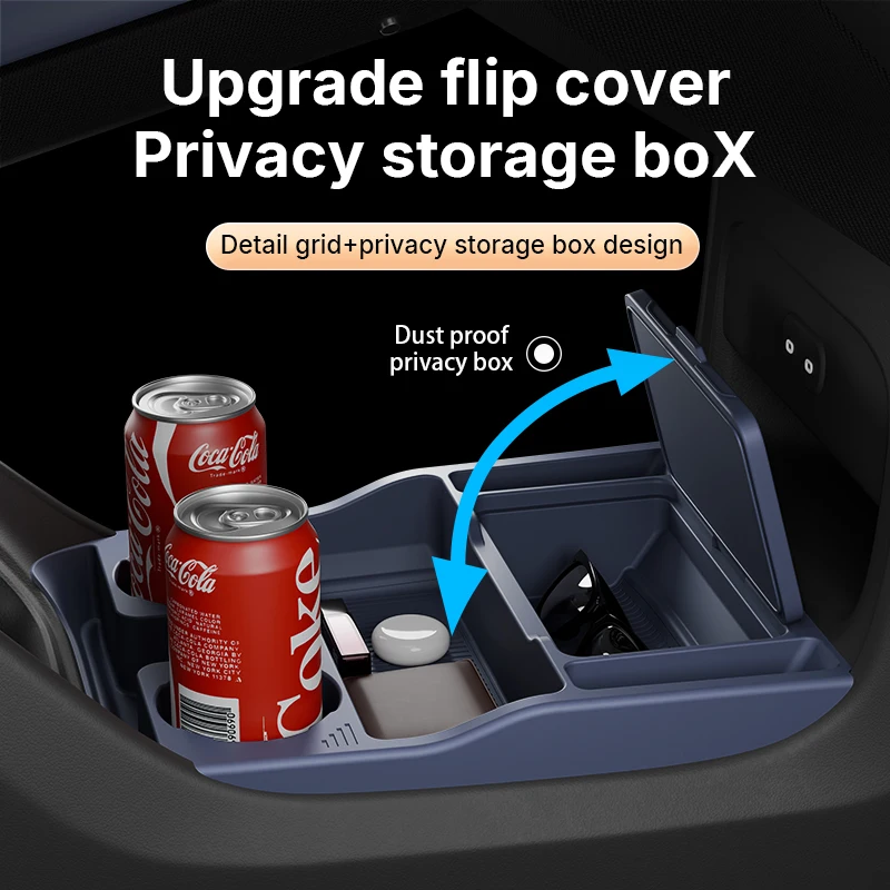 2025 Per Xiaomi Yu7 Console centrale in silicone sotto la scatola di immagazzinaggio Organizzatore di controllo centrale Zerbino per interni auto