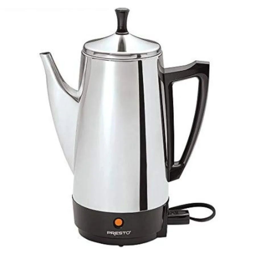 12Cup Stainless Steel Coffee Maker for Home and Office Use with Advanced Brewing Technology and 1 Year Extended Warranty for Re