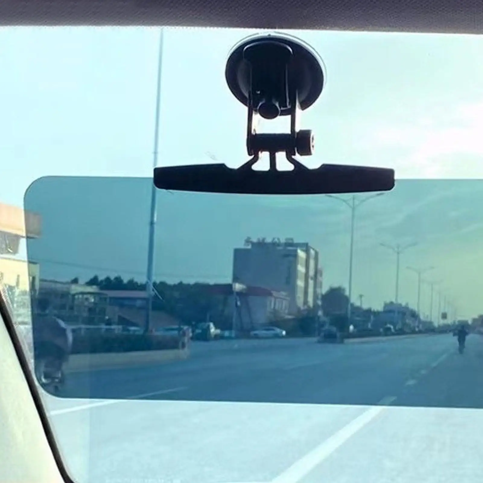 Adjustable Car Sun Visor Extender Suction Cup Anti-Glare Sun Visor 180-Degree Rotation User Friendly SUVs Windshield Sun Visor