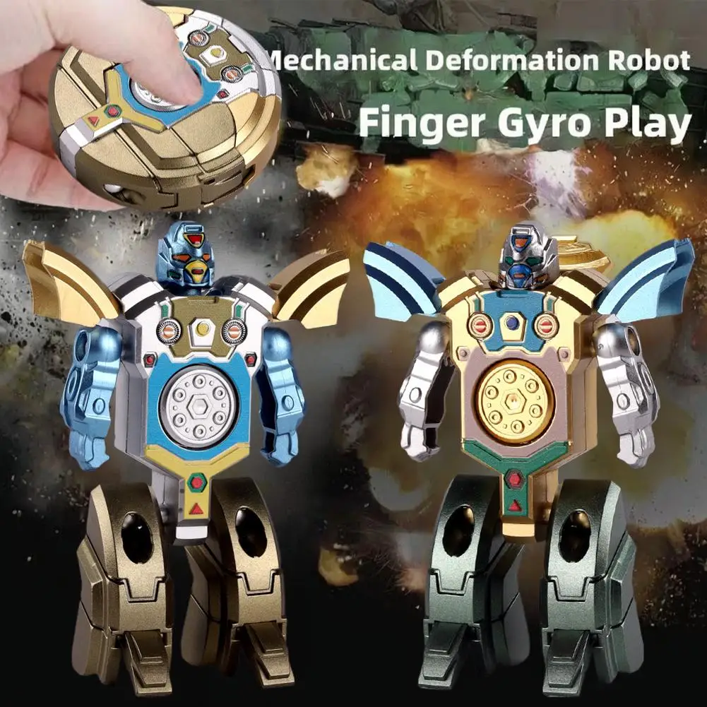 Creative Hand Spinner Toys Antistress Stress Relief Robot Transformation Fidget Spinner Adult Sensory Toys for Kids Gift