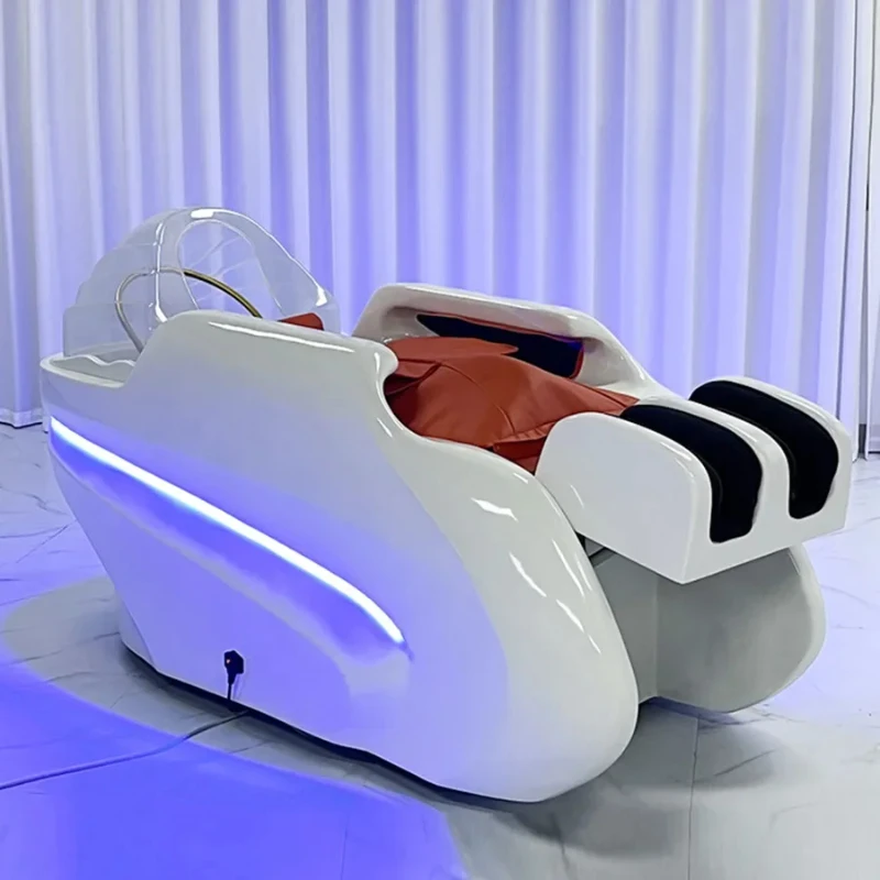 Professional Shampoo Chair Wash Hair Salon Head Spa Bed Shampoo Chair Stylist Luxury Electronic Massage Full Cadeiras Furniture