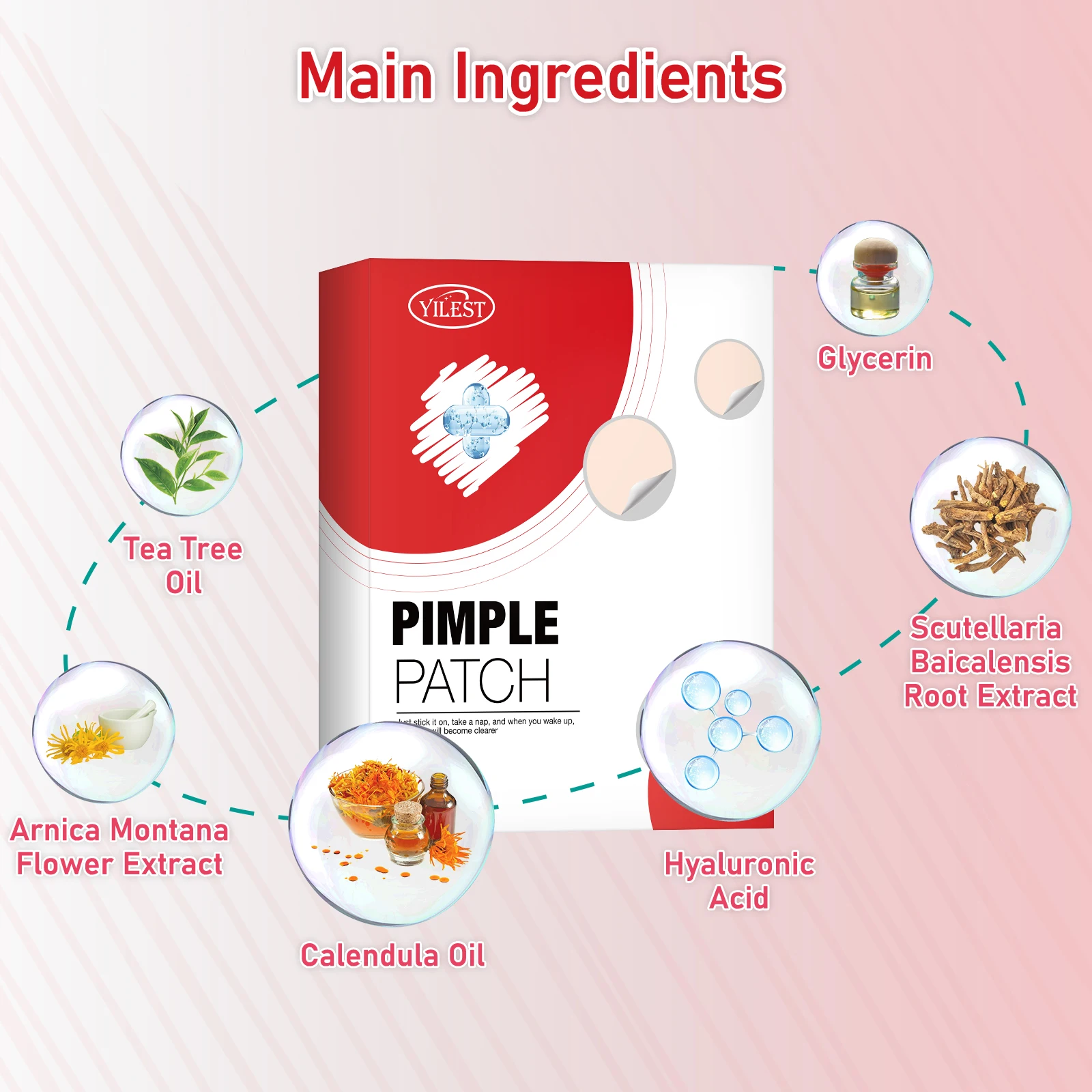 رقع حب الشباب المطابقة الألوان يخفف ندبات حب الشباب والعيوب تغطية غير مرئية