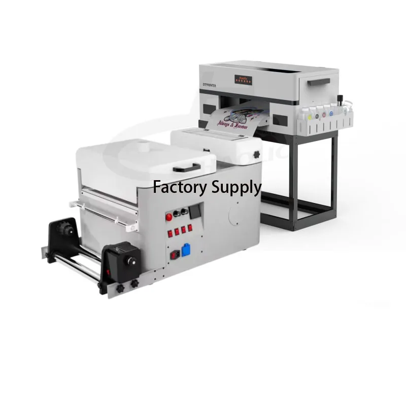 XP600 Printhead DTF Printer & Shaker Dryer A3 Size Roll DTF Printer For T-shirts Fast Shipping