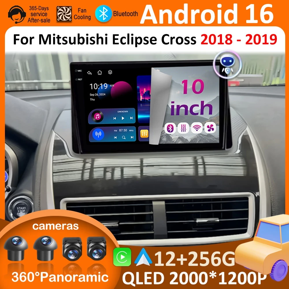 

Car Multimedia Video Player Intelligent System for Mitsubishi Eclipse Cross 2018 - 2019 Android 16 GPS Navigation WIFI Head Unit