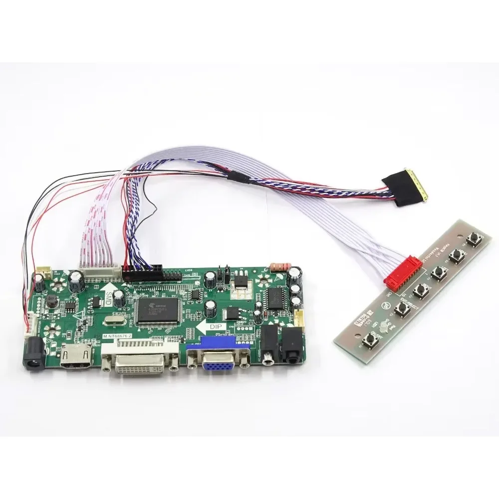 

HDMI + DVI + VGA LCD Control Board Monitor kit 40 Pin For 15.6 inch N156B6-L0B 1366 x 768
