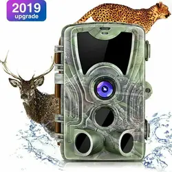 Cámara de rastreo HD 1080P para exteriores, accesorios de caza con visión nocturna, impermeable IP66, para vida silvestre, alcance térmico, 20MP