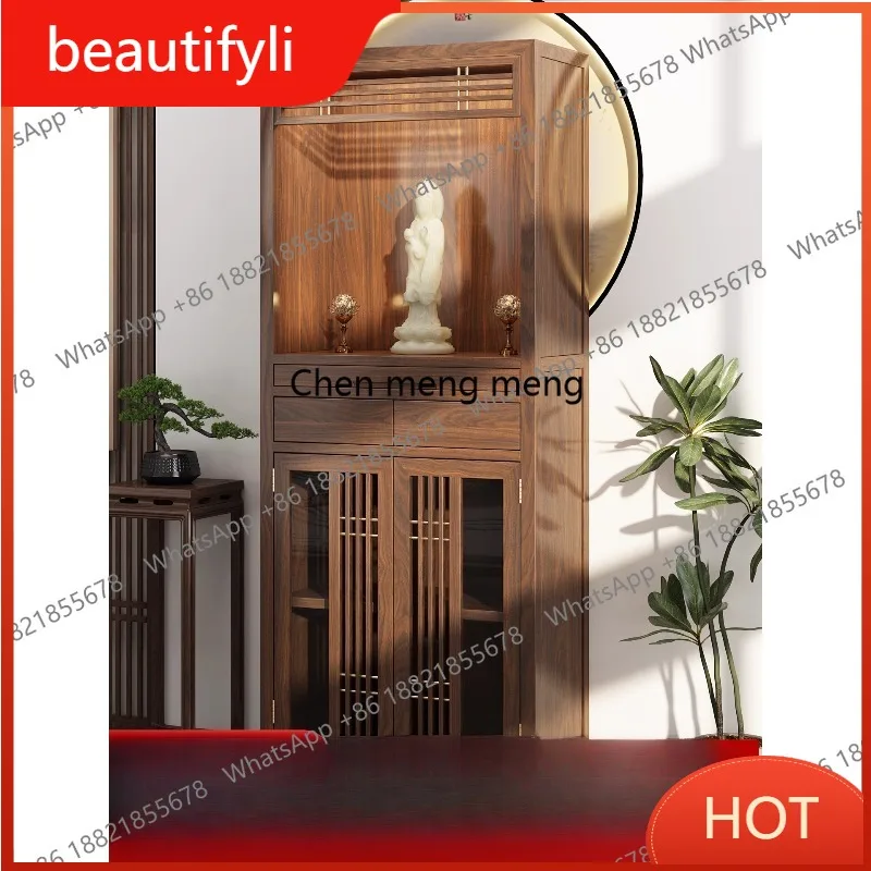 

A139 Новый вертикальный шкаф с буддийским блеском в китайском стиле, блеск из черного дерева, стол для offering God of Wealth, offering из цельного дерева ta