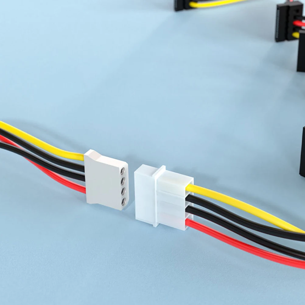 

Conversion Cable For Hard Drives Universal Supply Converter .5 3.5 Inch Adapter Dual 5V 12V Cable Thickened
