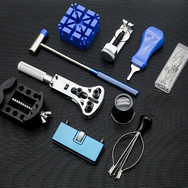 Multifunctional Big Bag Watch Repair Kit Professional Watch Battery Replacement Tool Watch Link And Back Removal Tools Set