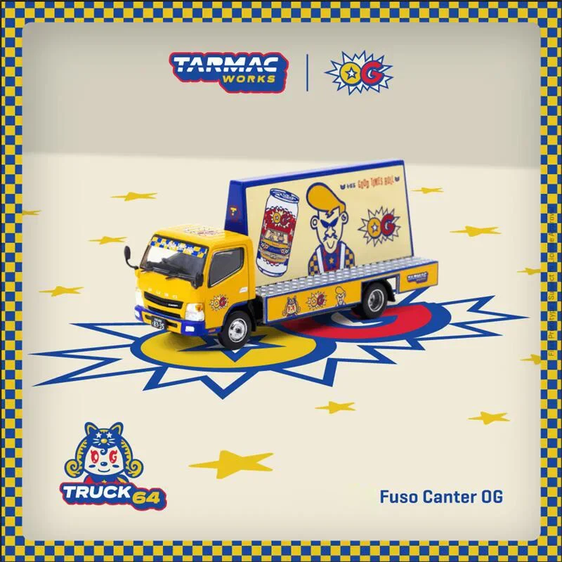 

Литая под давлением модель автомобиля Tarmac Works 1:64 Fuso Canter OG