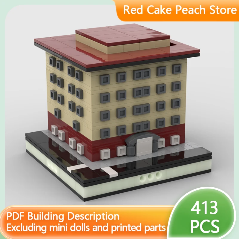 

Модель городской улицы MOC, строительные блоки, модульное здание, технология сборки, детские праздничные подарки, конструктор