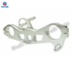 waase For Kawasaki Ninja ZX-6R ZX6R 2009 2010 2011 2012 Motorcycle Front Fork Lowering Triple Tree Upper Top Clamp Yoke