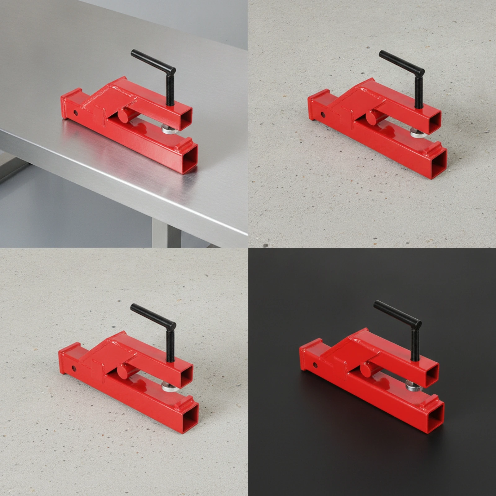 Tractor Hitch Adapter with Clamp Anti-Rust Tow Hitch Receiver Attachment Hardware Long-Lasting Strong for Farmers, Tractors