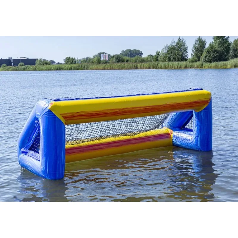 Outdoor inflatable volleyball net playing sports goal inflatable water polo cage net view 5