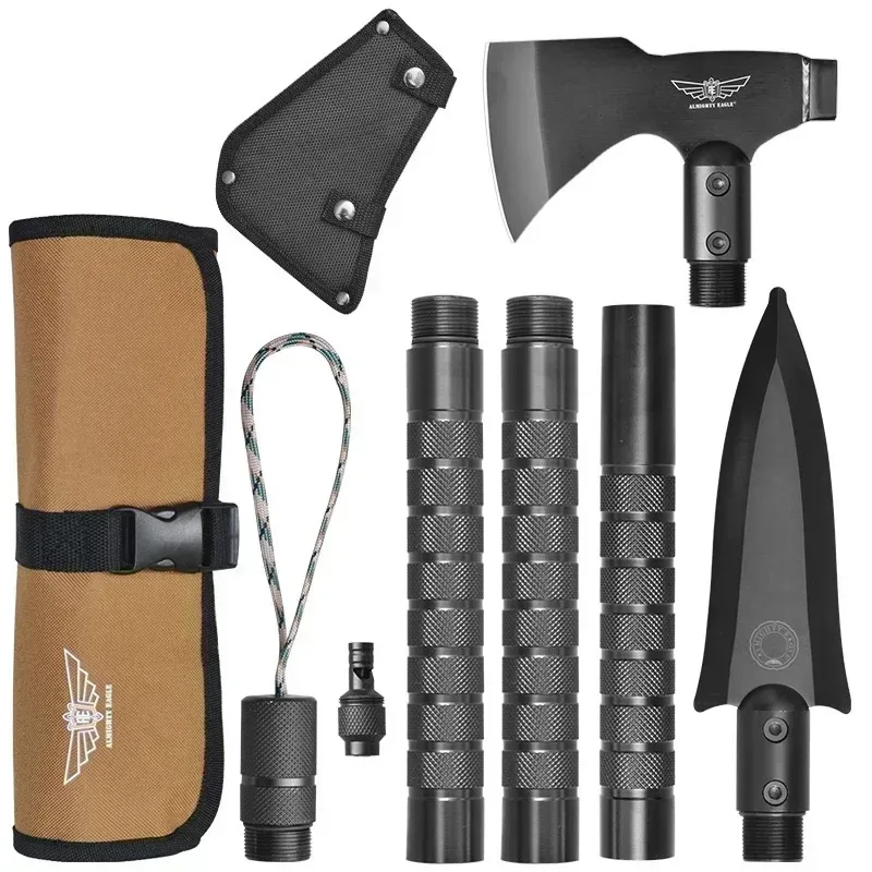 Hot Motorcycle Rescue Tool Survival Shovel, Multi Tool Hammer, Hatchet, Mushroom Digging Spade, Camping Equipment Multi Tool