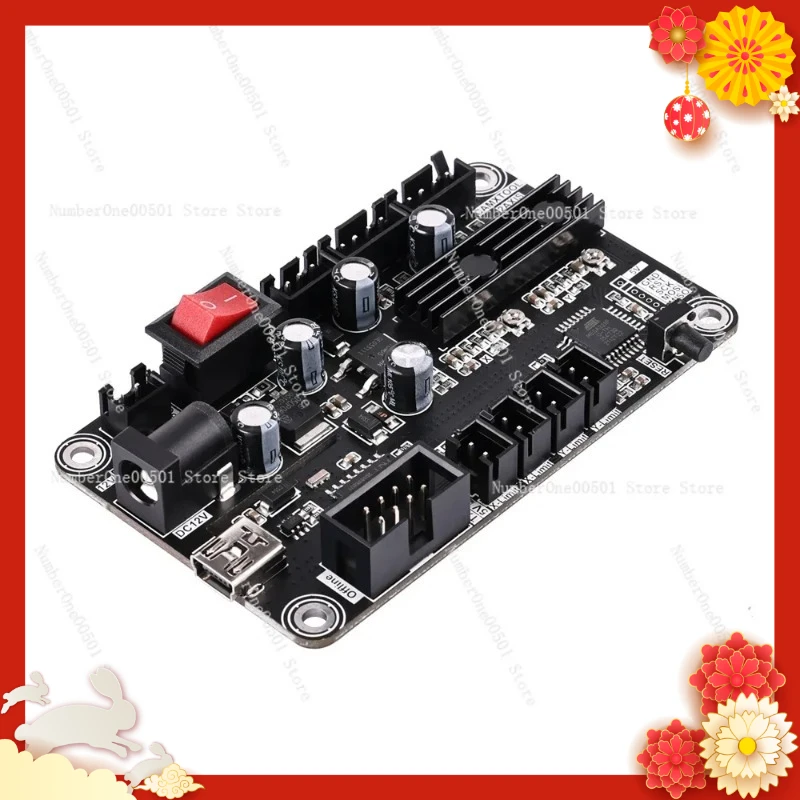 Two-axis control board USB two-axis DIY small CNC numerical control for laser engraving machine