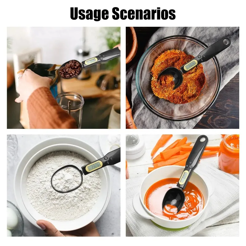 Measuring Spoon Scale Battery Powered Spoon Electronic Scale Precise Weighing 0.1g Kitchen Baking Tools Spoon Scale