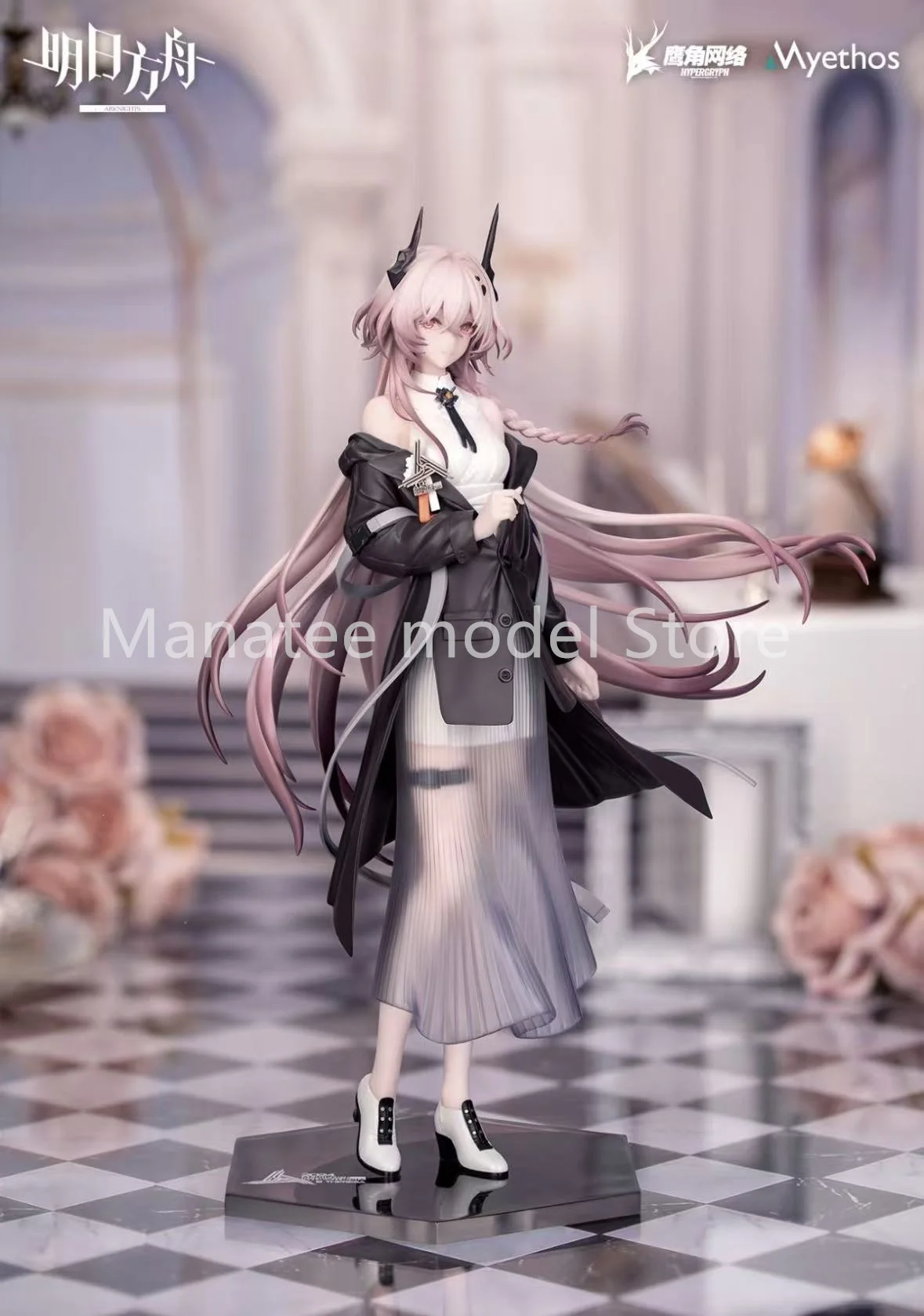 

Myethos original Arknights theresa PVC Action Figure Anime Model Toys Figure Collection Doll Gift