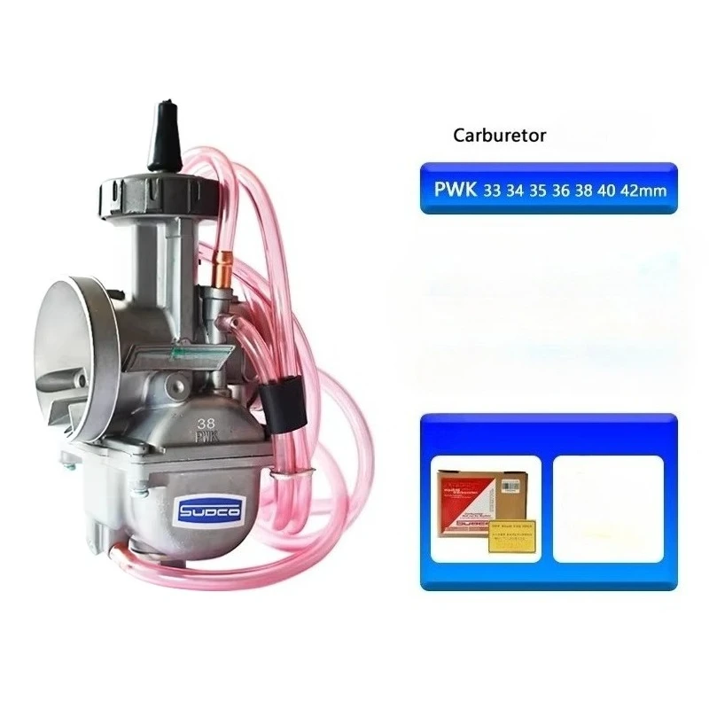 

PWK Moto Carburetor 33 34 35 36 38 40 42mm Universal Carb 2/4-Stroke 200-450cc Engine Scooter Moped ATV UTV Quad Dirt Pit Bike