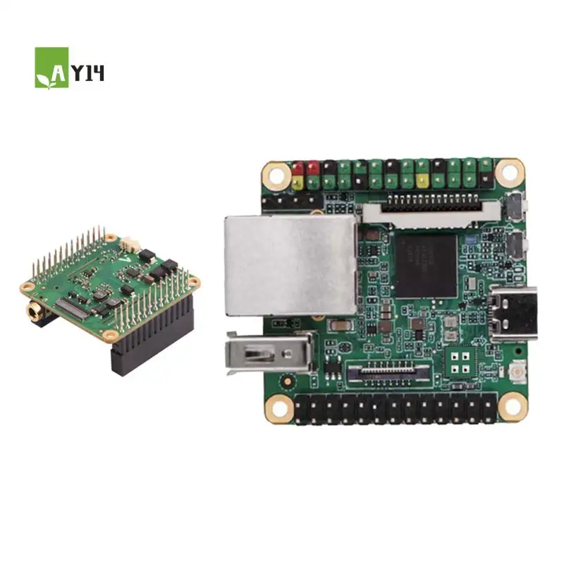 

AY14 -Milk-V Duo S Development Board+Poe-Long-Pin EMMC 8G RISC-V ARM Support One-Click Switching ARM/RISC-V Startup NO Wifi