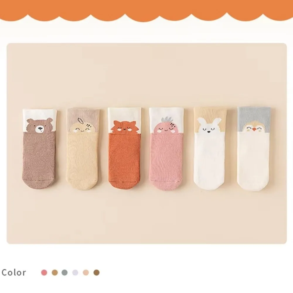 

New Plush Newborn Sock Warm Velvet Middle Tube Socks Anti-Cold Thicken Footwear Autumn and Winter