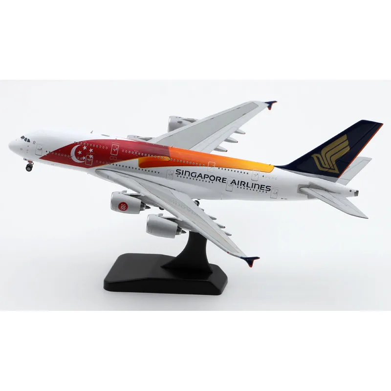 Hợp Kim Tập Thể Máy Bay Tặng JC Cánh 1: singapore Năm 400 Hãng Hàng Không "StarAlliance" AIRBUS A380 Diecast Aircarft Mẫu Máy Bay Phản Lực 9V-SKI