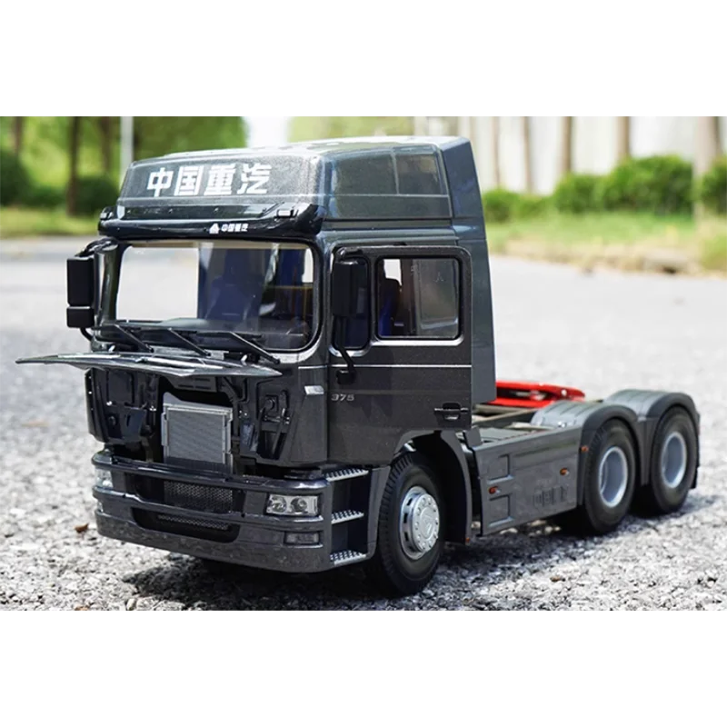 Diecast 1:24 Scale China National Heavy Duty Truck Haoka H7 Alloy Model FInished Simulation Collection Gift Toys Display