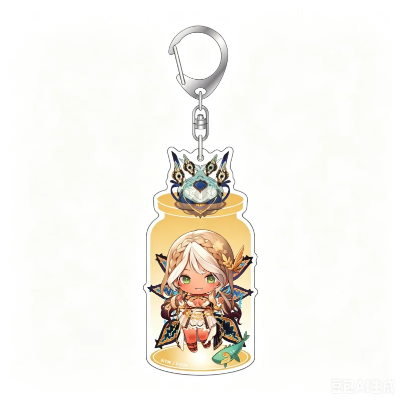 Fate Grand Order ANIME 6CM Acrylic Pendant Keychains Accessories Car Key Chain Key Ring Phone Bag Hanging Jewelry Gifts