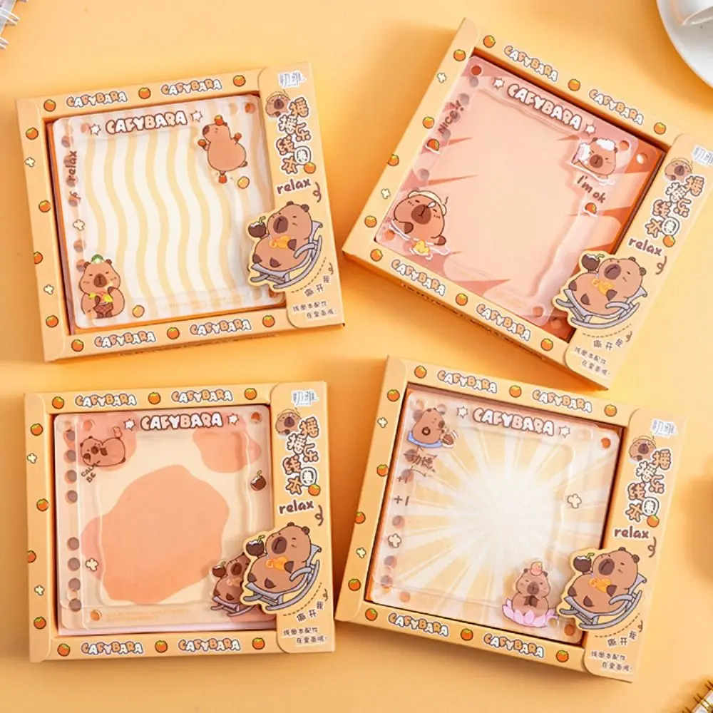 Przenośny akrylowy notatnik do książek Capybara Memorandum Capibara Pocket Book Hand Ledger Loose-leaf Kapibara Notebook Study