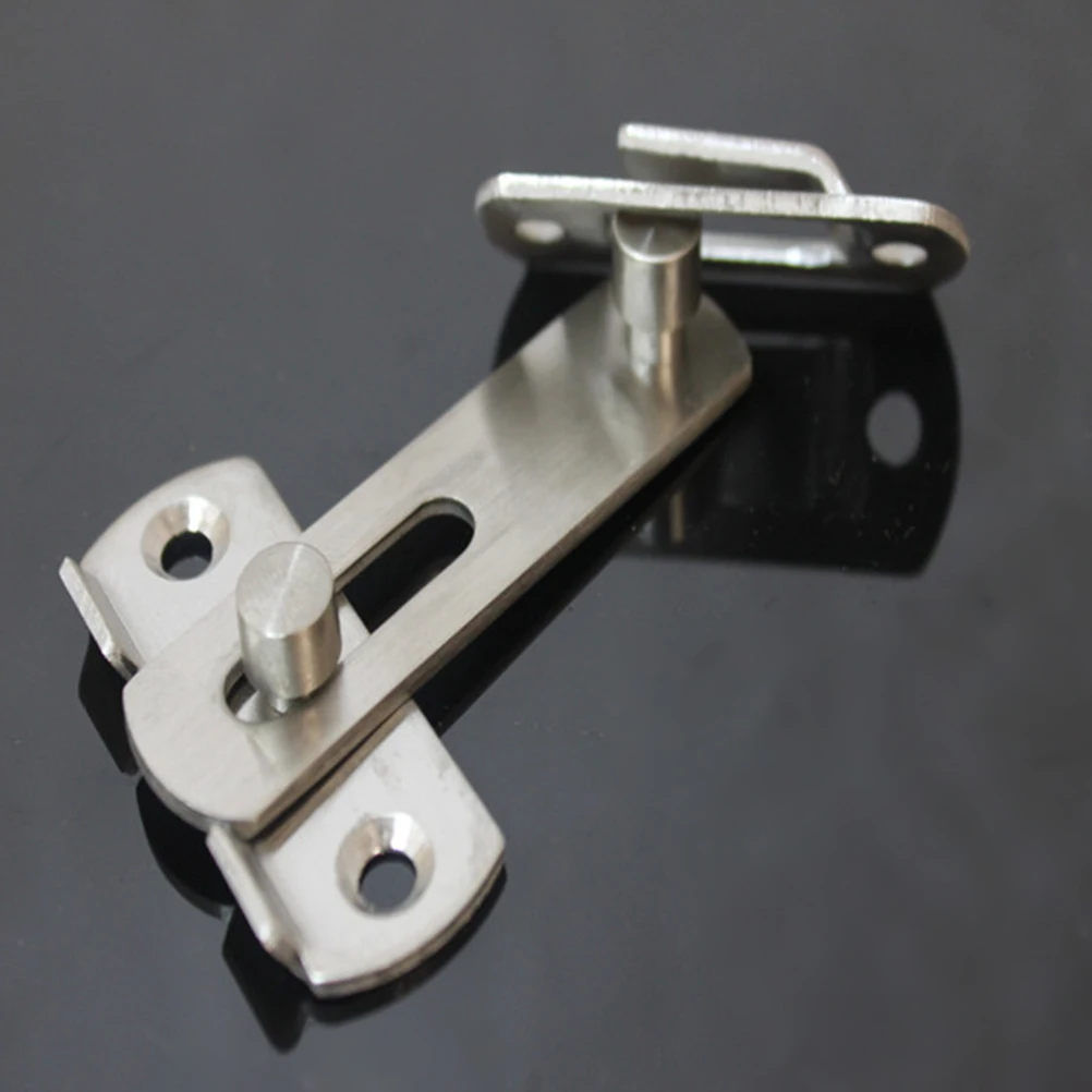 

Stainless Steel Door Latch Heavy Duty Security Barrel Bolt For Gate Door Locking Safety Closure Size S Silver