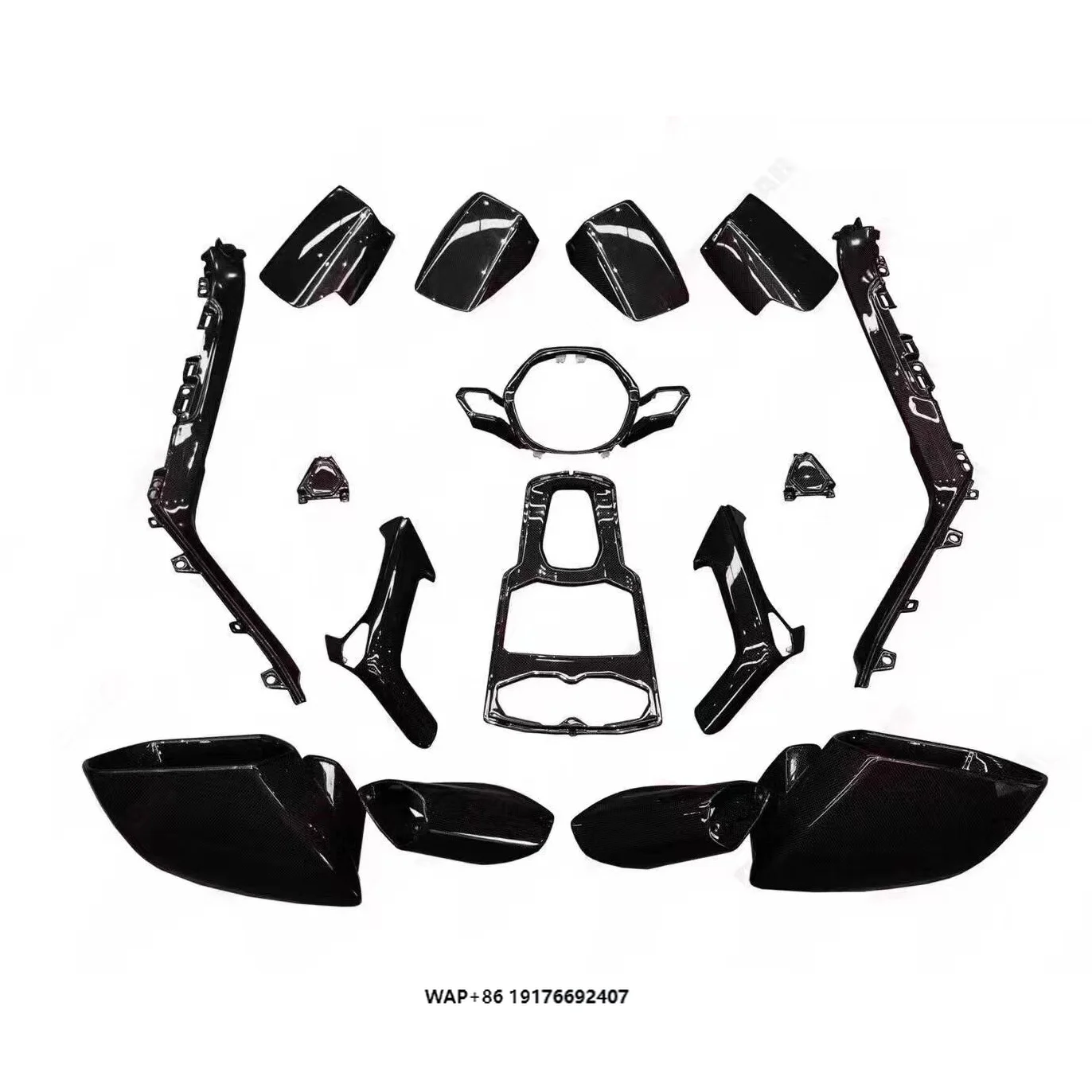 For  HURACAN LP580 LP610 OEM Style Carbon Fiber Interior Accessories New Condition-Center Panel