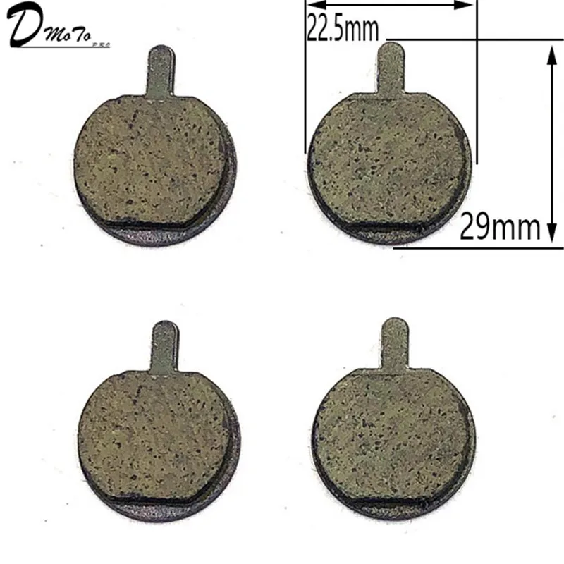 4pcs for SHIMANO SRAM AVID HAYES TEKTRO Magura Formula Scooter MTB bicycle bike cycling disc brake pads semi-metallic brake pad