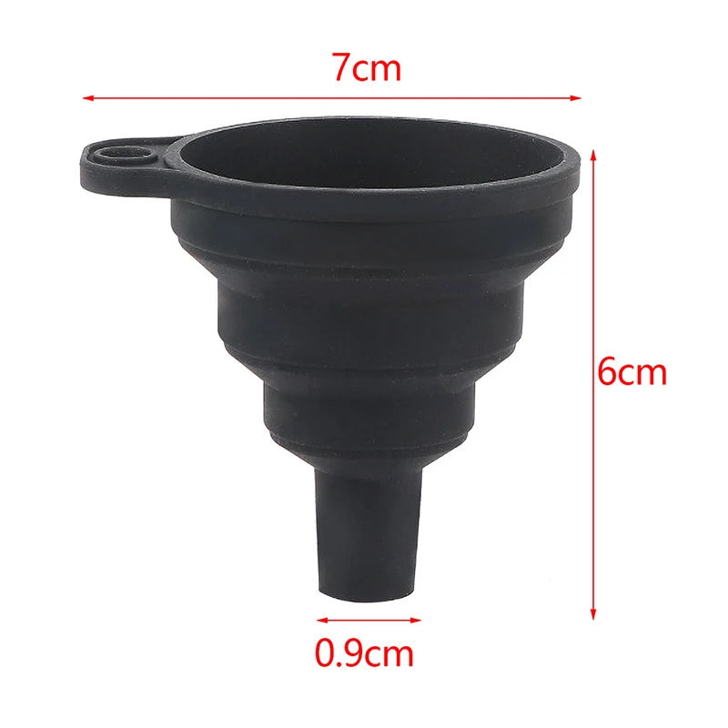 Składany lejek silnik samochodowy silikonowy płynny płyn do spryskiwaczy zmieniający przenośny lejek samochodowy do zmiany olej silnikowy akcesoria samochodowe