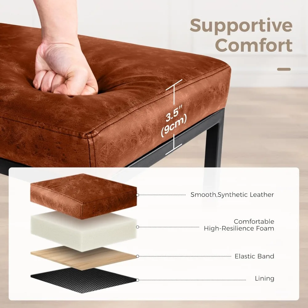 ارتفاع العداد 24 مقعد بار، طاولة مطبخ، مجموعة واحدة من قطعتين، مقاعد بار حديثة بدون ظهر #4